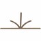 Ekena Millwork Richland Smooth Timber Gable Bracket, Douglas Fir, 108"W x 58"H x 1 1/2"D x 3 1/2"F, 13/12 Pitch GBW108X58X0204RIC00SDF - alternate 3